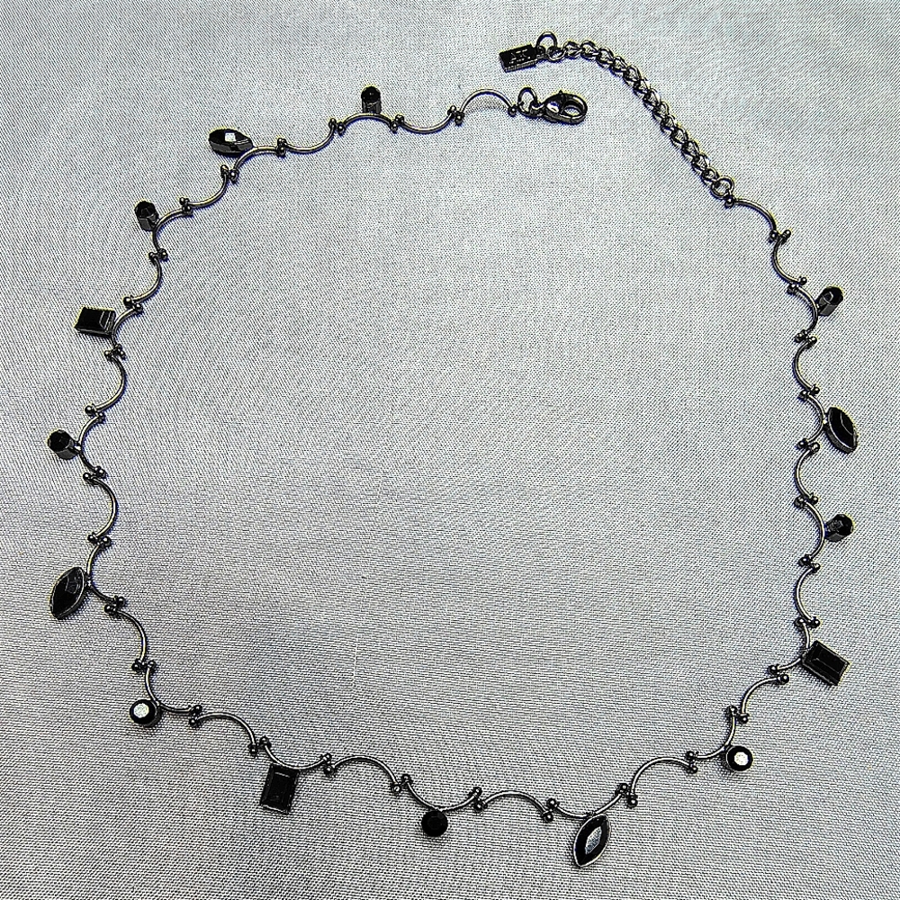 Anne Klein Black Beaded Necklace